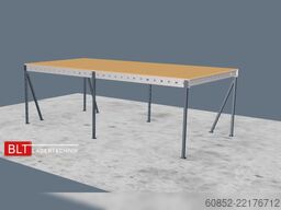 5x10m Lagerbühne , Belastung : 500kg/qm Unterkante: 3m ,ca. 50qm , Systembühne