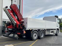 Mercedes-Benz Actros 2548 L 6x2 M-FHS Baustoff-Pritsche FASSI...