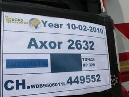 Mercedes-Benz Axor 2633 + 6x2 + euro 5 + manual