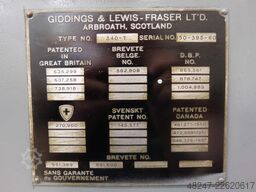 GIDDINGS & LEWIS Fraser 340T
