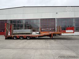 Kässbohrer LB3E  3 Achs Satteltieflader, komplett überfahrbar