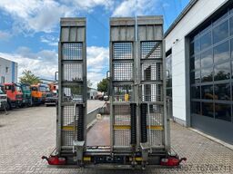 Demmler TT119 Tiefladeranhänger mit Rampen Fräse