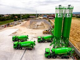 FABO Concrete Batching Plant 110 m3 Compact Concrete Batching Plant