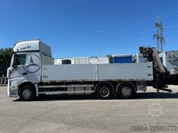 MERCEDES-BENZ ACTROS 2545 L 6X2, RETARDER, PRITSCHE, HIAB XS 166 D-4 PRO, E5