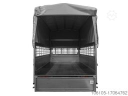 Unitrailer 264 KIPP mit Laubgitter und Hochplane