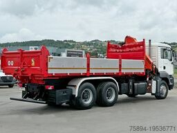 MAN TGA 26.400 * KIPPER 6,00m + PK 15500 * 6x4 * TOP