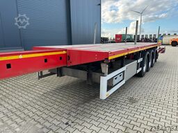 Broshuis 750cm extendable flatbed trailer / SAF + drumbr...