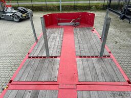 Broshuis 750cm extendable flatbed trailer / SAF + drumbr...