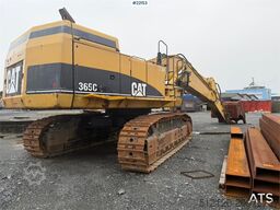 CAT 365C excavator with tooth bucket