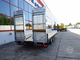 Möslein TTT 11 5,2 BR Weiß  Neuer Tandemtieflader mit Breiten Rampen