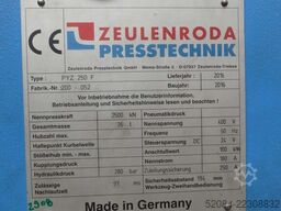 ZEULENRODAER PRESSTECHNIK PYZ 250 F