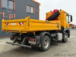 MERCEDES-BENZ AROCS 1843 4x2 Kipper Kran Palfinger PK12.501