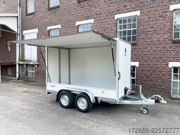 Hapert Trailers HAPERT SAPPHIRE L-2 | ABS | SEITENKLAPPE 300X150X180CM 2000KG KOFFERANHÄNGER