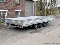 Hapert Trailers HAPERT AZURE H-3 | TRIDEM 605X220X30CM 3500KG HOCHLADER | NFW | PARABELFEDER