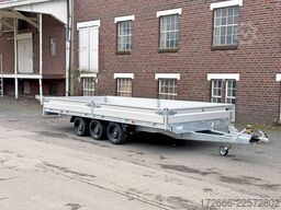 Hapert Trailers HAPERT AZURE H-3 | TRIDEM 605X220X30CM 3500KG HOCHLADER | NFW | PARABELFEDER