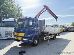 Camion cu platformă Daf LF 210.12 Kran Palfinger 4501