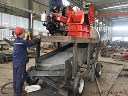 Mingyuan Small mobile jaw crusher Mobile Diesel jaw crusher 250x400