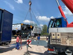 FABO Mobile Concrete Batching Plant 30 m3/h Mobile Concrete Batching Plant