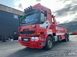 Sisu E18M 6x4 heavy excavator w/ EKA body and chains. W