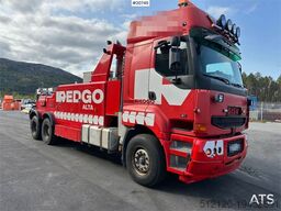 Sisu E18M 6x4 heavy excavator w/ EKA body and chains. W