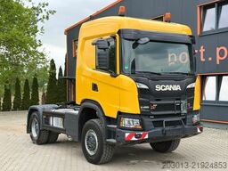 SCANIA 450 XT 4x4 Euro 6 SZM Kipphydraulik Blatt / Luft