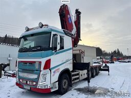 Volvo FH540 8x4 Tridem Crane truck w/ 50 t/m HMF crane w