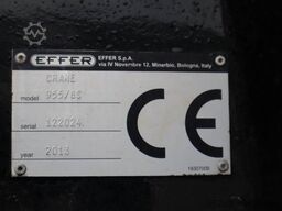 Effer 955/8S Volvo 540 Euro 6, Valid Inspection, 8x2x4 D