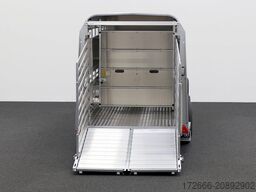 Ifor Williams TA5 HD | 12x6 | RAMPE-/TÜR-KOMBI 372X156X183CM VIEHANHÄNGER | 2X LÜFTUNG