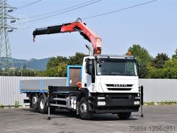 IVECO Stralis 310 PRITSCHE 7,05m +KRAN +FUNK