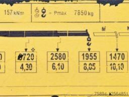 IVECO Stralis 310 PRITSCHE 7,05m +KRAN +FUNK