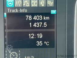 MERCEDES-BENZ 818 Atego Pritsche + Plane mit Schlafkabine 4x2