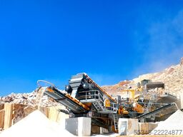 FABO mobile crushing plant PRO-150 MOBILE CRUSHER WOBBLER FEEDER