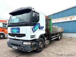 Renault Premium 385 .26G 6x2 PALFINGER / KIPPER (MECHAN...