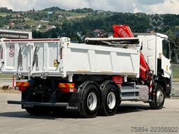 RENAULT C 380* KIPPER 5,20 m* KRAN/FUNK * TOPZUSTAND !
