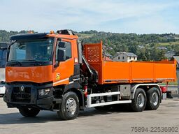RENAULT C 430 *KIPPER 6,45m*HIAB 144 BS-3 HIDUO/FUNK*6x4