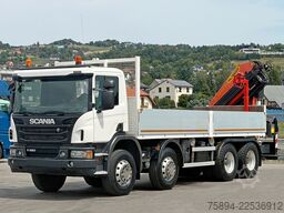SCANIA P 450* PRITSCHE 6,90m * PK 23002- SH C FUNK *8x4