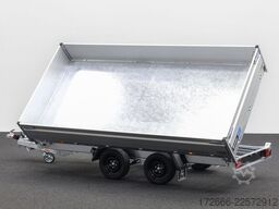 Hapert Trailers HAPERT COBALT HM-2 FERRO 375X180X40CM 3500KG DREISEITENKIPPER | NFW | PARABELFEDER