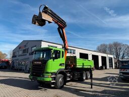 SCANIA G450 Kipper Kran Atlas 206.3E AHK Bordmatic FUNK