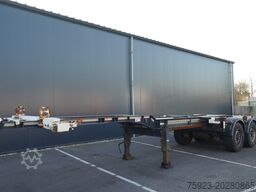 Renders 3 AXLE EXTENDABLE CONTAINER TRANSPORT TRAILER