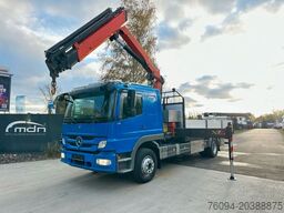 MERCEDES-BENZ Atego 1629 4x2 Pritsche ausziehbar KRAN 23m FUNK