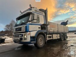 Volvo FM12 Globetrotter 6x4 crane truck w/ rear mounted