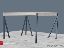 5x5m Lagerbühne , Belastung : 500kg/qm Unterkante: 3m ,ca. 25qm , Systembühne