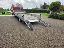 Iveco 40C 145pk met veldhuizen trailer en dubbele cab...