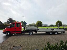 Iveco 40C 145pk met veldhuizen trailer en dubbele cab...