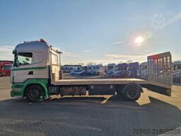 Scania R380 4x2 - Car transport / Flatbed - Ramp - Ful...