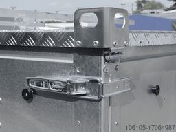 Unitrailer GARDEN 201 KIPP mit Aluminiumabdeckung