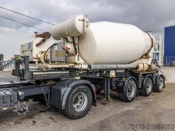 RENDERS BETON MIXER 12M3 + MOTOR (MALAXEUR/MISCHER)