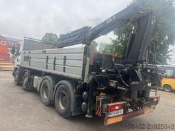 Scania G490 8x4 Heckkran und Bordmatic