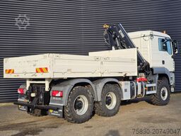 MAN TGS 26.480 6x6 / HIAB CRANE / TRACTOR + BOX TRUCK