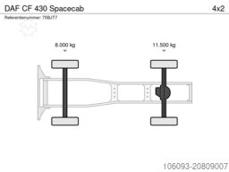 DAF CF 430 Spacecab